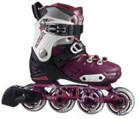 Роликовые коньки детские раздвижные FILA NRK JUNIOR black/violet/pink Роликовые коньки детские раздвижные FILA NRK JUNIOR black/violet/pink