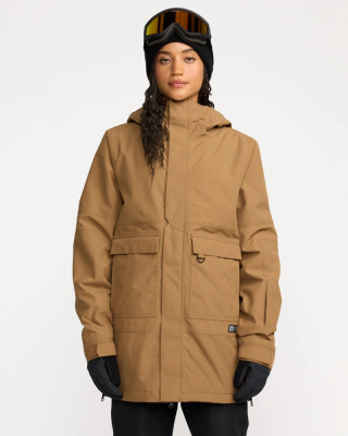 Сноубордическая женская куртка VOLCOM QC CRUISER INS PARKA BRONZE