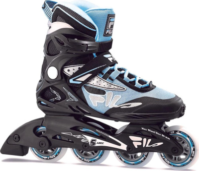 Роликовые коньки женские FILA LEGACY COMP LADY black/lightblue Роликовые коньки женские FILA LEGACY COMP LADY black/lightblue