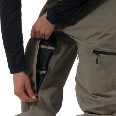 Полукомбинезон сноубордический мужской Horsefeathers TRANSFER PANTS taupe от магазина Адреналин