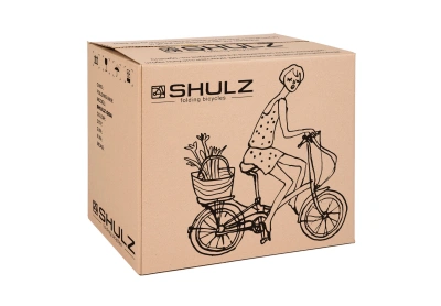 Велосипед складной SHULZ GOA V 20 black/черный от магазина Адреналин