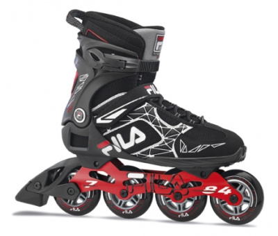 Роликовые коньки FILA LEGACY PRO 84 black/red Роликовые коньки FILA LEGACY PRO 84 black/red