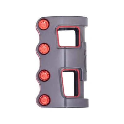 Зажим (хомут) для трюкового самоката Oath Carcass SCS (серый / красный) от магазина Адреналин