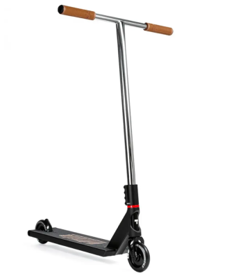 Трюковой самокат Tilt Contact (черный / хром / коричневый)