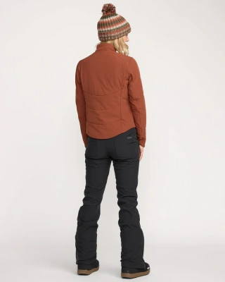 Сноубордические штаны женские VOLCOM BATTLE STRETCH HighRise PANT черные от магазина Адреналин