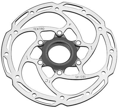 Тормозной диск Tektro TR180-45, C.Lock, 180 мм, толщина 2.3 мм Тормозной диск Tektro TR180-45, C.Lock, 180 мм, толщина 2.3 мм
