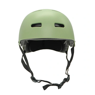 Шлем для роликов и трюковых самокатов  Totem Classic зеленый мат от магазина Адреналин