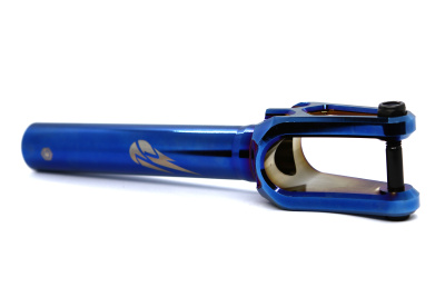 Вилка для трюкового самоката Комета Эклипс v2 Синий Хром
