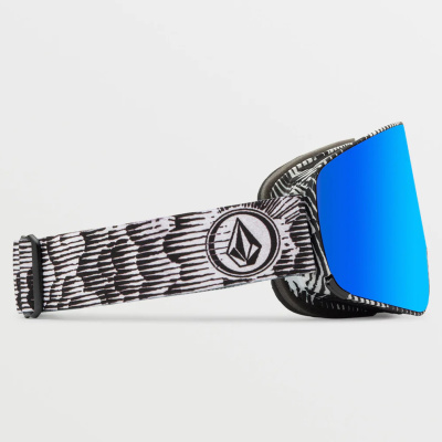 Очки горнолыжные со сменной линзой VOLCOM ODYSSEY JAMIE LYNN BLUE CHROME Lens/ YELLOW bonus lens от магазина Адреналин