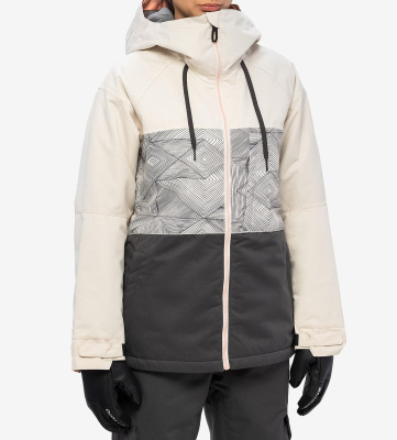 Сноубордическая куртка женская 686 WMNS ATHENA JACKET BIRCH GEO COLORBLOCK от магазина Адреналин
