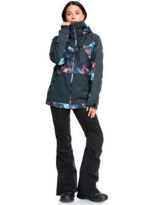 Сноубордическая куртка Ж ROXY Presence Parka TRUE BLACK PENSINE