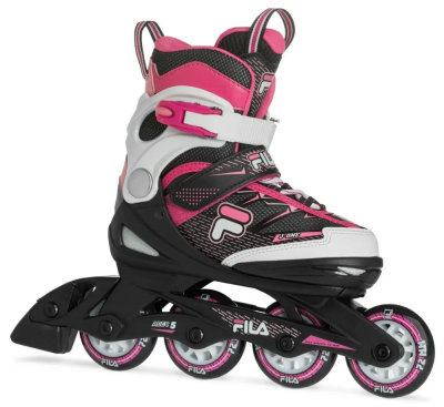 Роликовые коньки детские раздвижные FILA J-ONE G pink/magenta Роликовые коньки детские раздвижные FILA J-ONE G pink/magenta