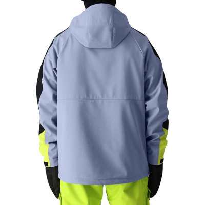 Сноубордическая куртка-анорак 686 WATERPROOF ANORAK PURPLE IMPRESSION COLORBLOCK от магазина Адреналин