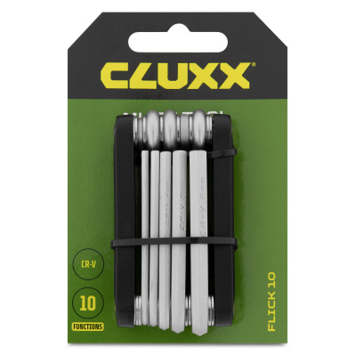 Набор шестигранников Мультитул велосипедный CLUXX Flick 10 Black/Gray от магазина Адреналин