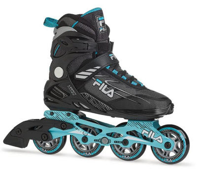 Роликовые коньки женские FILA LEGACY PRO 80 LADY black/lightblue Роликовые коньки женские FILA LEGACY PRO 80 LADY black/lightblue