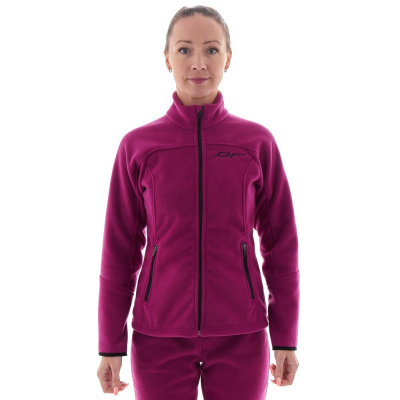 Женская флисовая кофта Dragonfly Level Purple Black