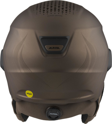 Картинка Горнолыжный шлем с визором Alpina SML Oro QV Mips Sepia Metallic/Cobalt Green S2-3 от магазина Адреналин Горнолыжный шлем с визором Alpina SML Oro QV Mips Sepia Metallic/Cobalt Green S2-3 от магазина Адреналин
